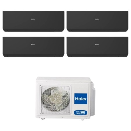 Climatizzatore quadri split Haier Expert Black Wifi 7000+7000+7000+7000 Btu inverter R32 A++ 4U85S2SR5FA
