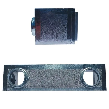 Plenum in Poliuretano Espanso a 2 uscite di diametro 200 mm