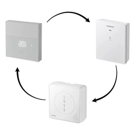 Kit Siemens Connected Home Hub Wifi GTW100ZB + Ricevitore wireless RCR110.2ZB + Termostato wireless  RDZ200ZB