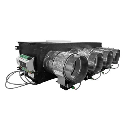 Kit Plenum Aircontrol 3 zone in pal con serrande motorizzate wifi, centralina e interfaccia