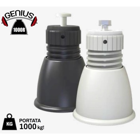 Piedini a Pavimento genius 1000R regolabile per climatizzatore pompa di calore Tecnosystemi