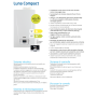 Caldaia a condensazione Baxi Luna Compact 28 KW ErP a metano o gpl