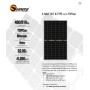 Modulo fotovoltaico Sunerg X-HALF CUT N-TYPE serie TOPCon da 510watt 3 Pannelli bifacciale vetro-vetro 