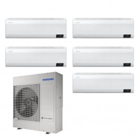 Climatizzatore Samsung WindFree Avant wifi penta split 7000+7000+9000+9000+9000 btu inverter A++ in R32 AJ100TXJ5KG
