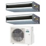 Climatizzatore canalizzabile Fujitsu KL dual split 9000+12000 btu Inverter A++ R32 AOEG14KBCA2