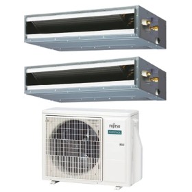 Climatizzatore canalizzabile Fujitsu KL dual split 12000+12000 btu Inverter A++ R32 AOEG18KBCA2