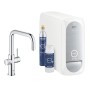 Miscelatore monocomando bocca a U  Grohe Blue Home Wifi per lavello con sistema filtrante dell'acqua 31456001