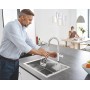 Miscelatore monocomando bocca a C  Grohe Blue Home Wifi per lavello con sistema filtrante dell'acqua 31455001