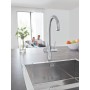 Miscelatore monocomando bocca a C  Grohe Blue Home Wifi per lavello con sistema filtrante dell'acqua 31455001
