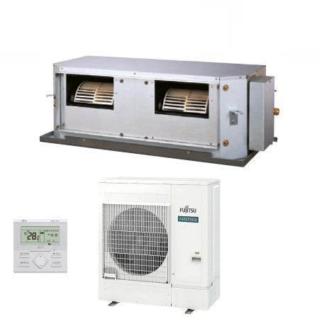 Climatizzatore canalizzabile Fujitsu KH 54000 btu alta prevalenza Trifase ARXG54KHTB R32 Inverter