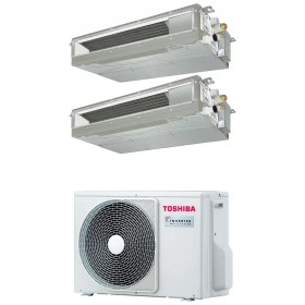 Climatizzatore Toshiba Canalizzabile ribassata dual split 7000+7000 Btu RAS-2M14G3AVG-E inverter R32 A+++