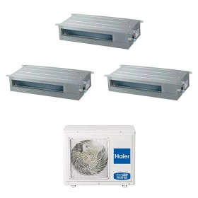 Climatizzatore Haier Canalizzabile Slim Bassa Prevalenza trial split 9000+9000+9000 Btu inverter R32 A++ 4U75S2SR5FA