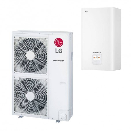 Pompa di calore monofase LG Therma V Hydrosplit R-32 da 12 Kw A+++