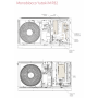 Pompa di calore Hitachi Yutaki M RASM-6VNE da 16 kW monoblocco idronica in A++
