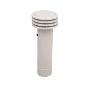 Esalatore lamellare scarico fumi per scaldino caldaia a gas bianco d 110