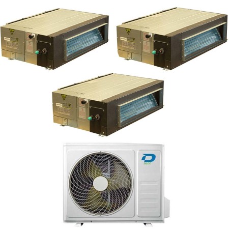 Condizionatore canalizzato trial split 12000+12000+12000 Btu Diloc Over A++ D.FREEDOM480 R32 inverter