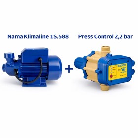 Kit Autoclave Elettropompa Periferica Nama Klimaline 0,5 Hp 0,3 kW + Press Control Idronord 2,2 Bar