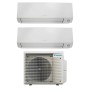 Condizionatore dual split Daikin Perfera all seasons 5000+12000 btu WiFi inverter A+++ gas R32 2MXM68A 