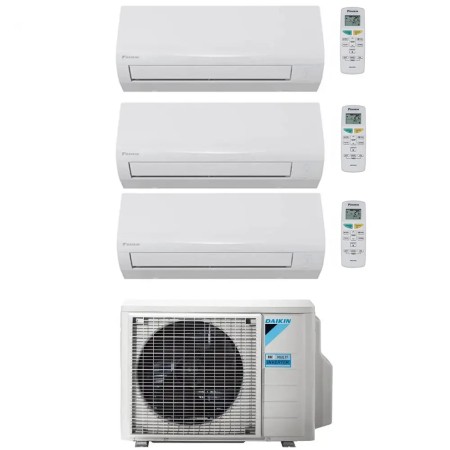 Climatizzatore trial split Daikin Sensira Wifi 7000+7000+9000 btu inverter 3MXF52A A++ R32