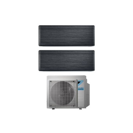 Condizionatore Daikin Stylish Blackwood Dual Split Inverter 7000+7000 Btu WiFi A+++ R32 2MXM40N