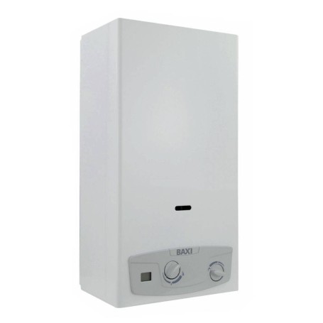 Scaldabagno a gas Baxi Acquaprojet 14i Blue a camera aperta Low Nox ErP Gpl