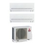 Climatizzatore Mitsubishi AP wifi dual split con inverter da 9000+9000 in r32 MXZ-2F53VF A+++