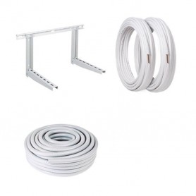 Kit installazione climatizzatore condizionatore 15 metri tubo rame staffa tubo scarico condensa