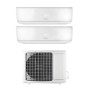 Climatizzatore Ecowall Argo WiFi dual split da 9000+12000 btu con inverter in R32 A++ GWHD(18)NK6LO