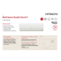 Climatizzatore Hitachi Dodai FrostWash dual split da 9000+12000 btu inverter in R32 RAM-40NE2F in A++