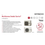 Climatizzatore Hitachi Dodai FrostWash dual split da 9000+12000 btu inverter in R32 RAM-40NE2F in A++