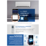 Condizionatore monosplit con inverter da 9000 btu Gree Pular wifi in A+++ gas R32