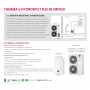 Pompa di calore LG Therma V Hydrosplit R-32 da 12 Kw trifase A+++