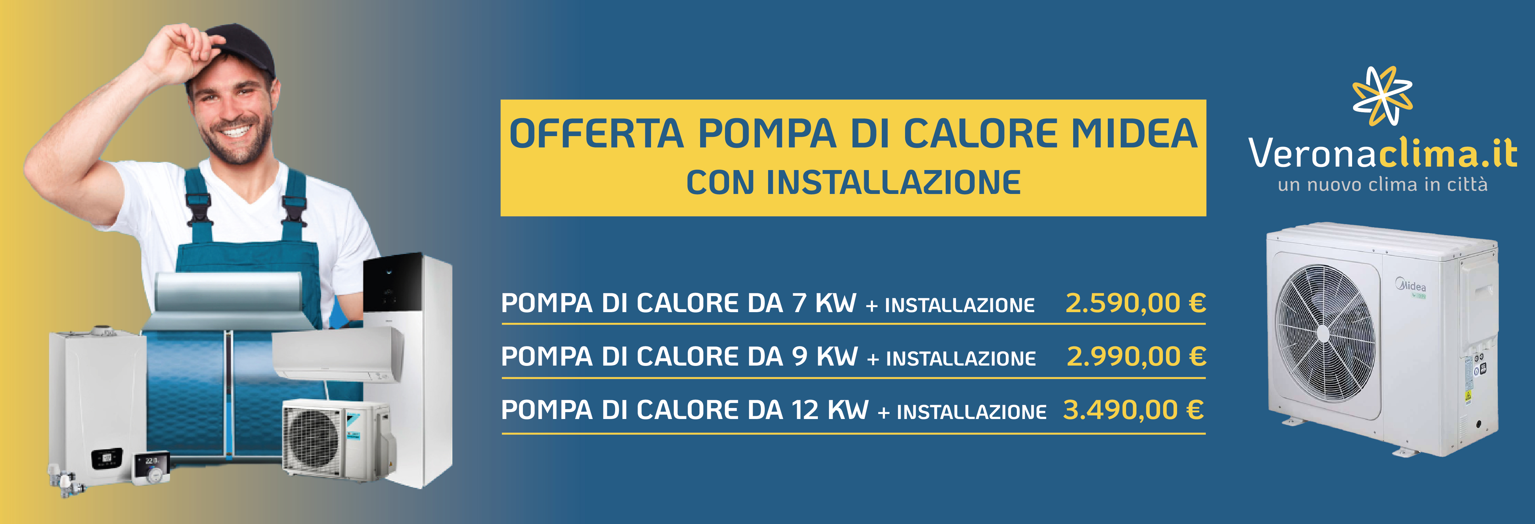 Promozione Pompe di Calore Midea